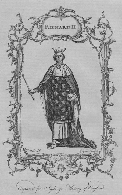 Richard II, 1773. af Charles Grignion