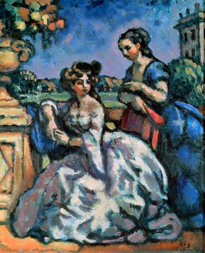Terrassen, 1909. af Charles Guerin