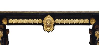 Napoleon III bord, designet af Jean Brandely, intarsia af E. Varlot, Paris, ca. 1850-75 (ormolu, forgyldt kobber, ibenholt og platan) af Charles Guillaume Diehl