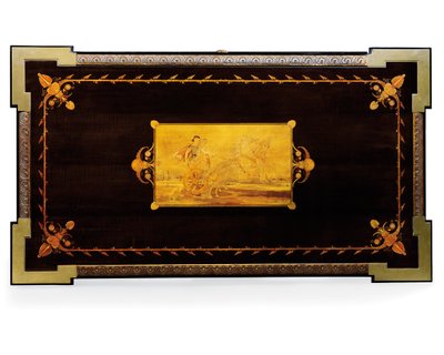 Napoleon III bord, designet af Jean Brandely, intarsia af E. Varlot, Paris, ca. 1850-75 (ormolu, forgyldt kobber, ibenholt og platan) af Charles Guillaume Diehl