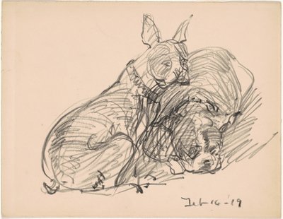 To Hunde af Charles H. Woodbury