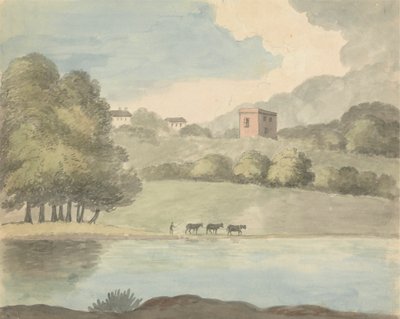 Flodlandskab af Charles Hamilton Smith