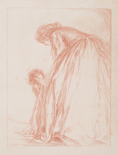 Mor og Barn af Charles Haslewood Shannon