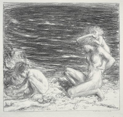 Hav og brise, 1894. af Charles Haslewood Shannon