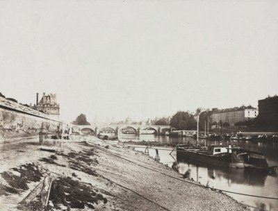 Udsigt fra Pont de la Concorde, 1852. af Charles Henri Plaut