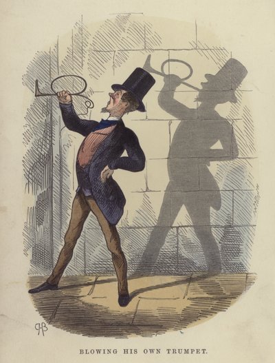 blæser sin egen trompet af Charles Henry Bennett