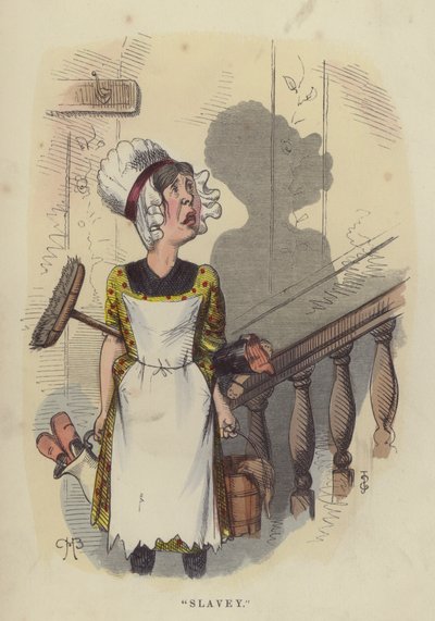 Slavey (farvelagt gravering) af Charles Henry Bennett