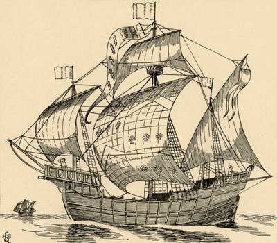 Et skib fra Christopher Columbus