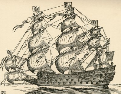The Sovereign of the Seas, 1931 af Charles Henry Bourne Quennell