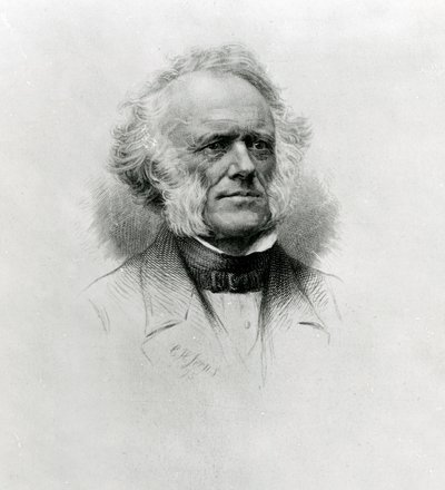 Sir Charles Lyell, 1875 (stipstik) af Charles Henry Jeens