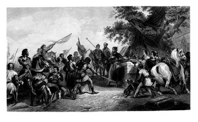 Slaget ved Bouvines, 27. juli 1214, 1875. af Charles Henry Jeens