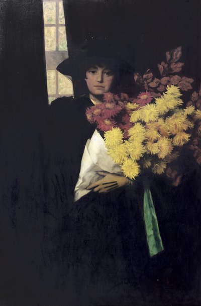 Krysantemum, ca. 1900 af Charles Henry Malcolm Kerr