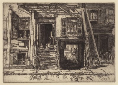 The Condemned Tenement, NY af Charles Henry White