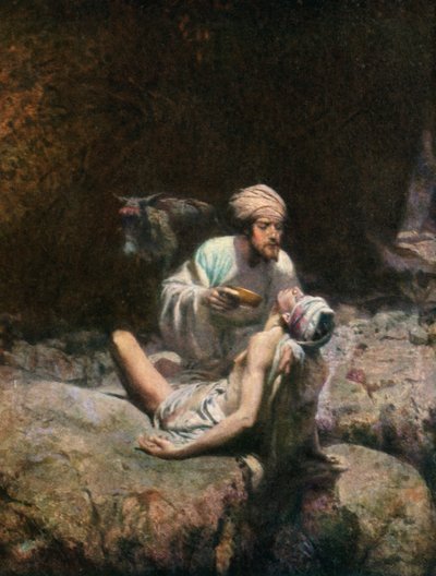 Den barmhjertige samaritaner af Charles Herbert Moore