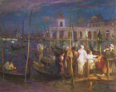 En aften i Venedig, ca. 1910 af Charles Hodge Mackie