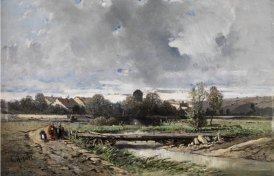 En landsby i Normandiet af Charles Hoguet