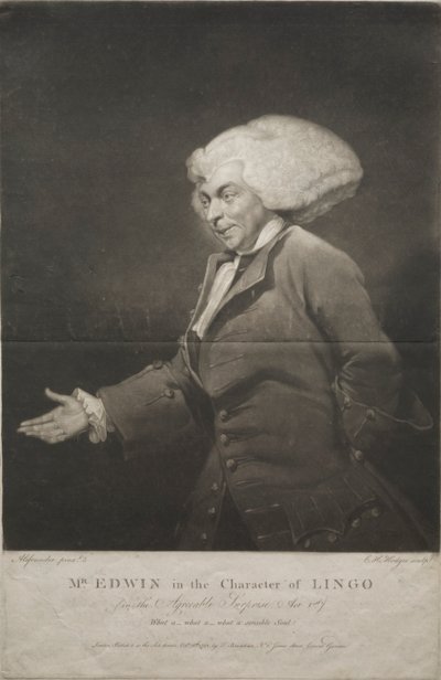 Hr. Edwin i Lingos tegn, 1784. af Charles Howard Hodges