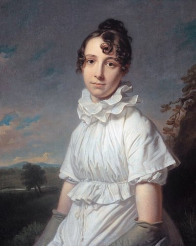 Portræt af Emma Jane Hodges af Charles Howard Hodges