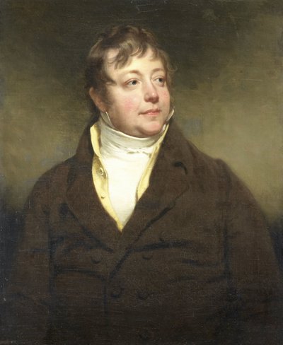 Portræt af en mand, måske J.W. Beynen af Charles Howard Hodges
