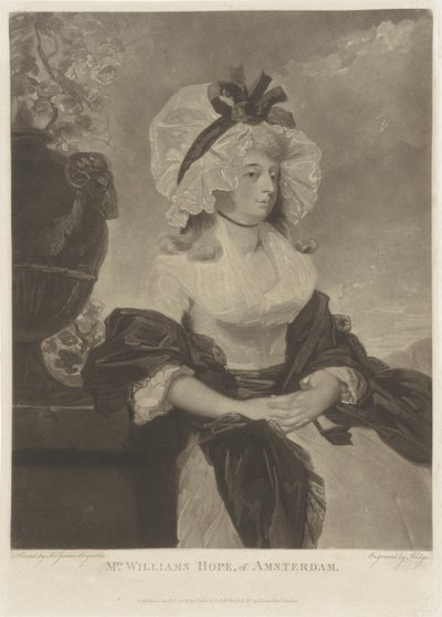 Portret af Anne Goddard-Williams Hope af Charles Howard Hodges