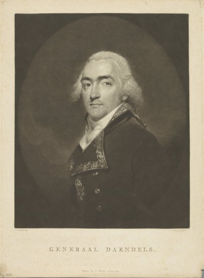 Portræt af Herman Willem Daendels af Charles Howard Hodges