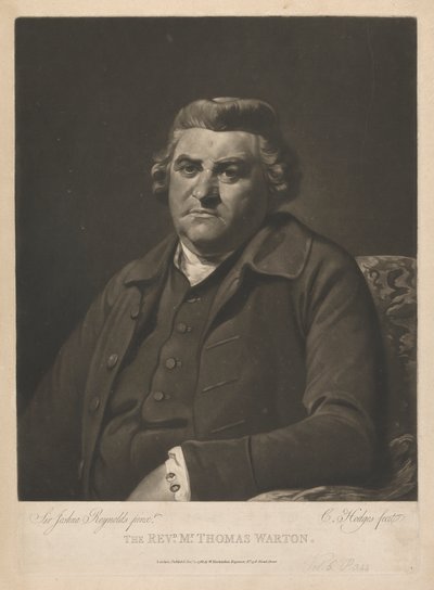 Pastor Thomas Warton af Charles Howard Hodges
