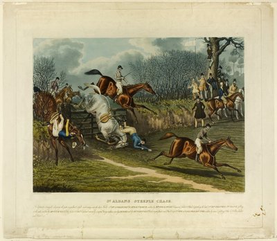 Saint Albans steeplechase af Charles Hunt