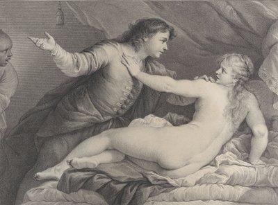Tarquin og Lucretia, 1752. af Charles Hutin
