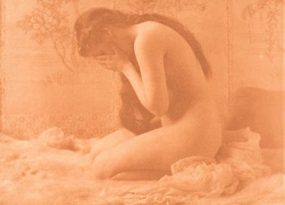 Grædende Magdalen, ca. 1897. af Charles I. Berg