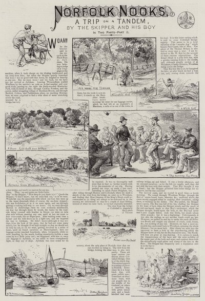 Norfolk Nooks (gravering) af Charles J. (after) Staniland