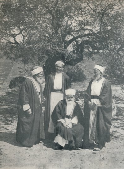 Druse Chiefs, c1913 af Charles J. S. Makin