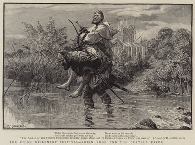 Ripon Millenary Festival, Robin Hood og Curtall Fryer af Charles J. Staniland