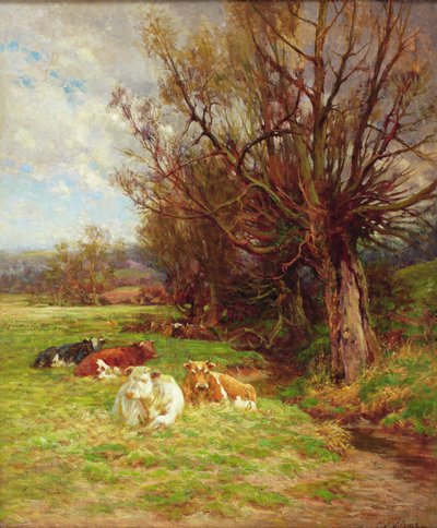 Kvæg græsser af Charles James Adams