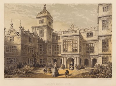 Charlton House, Wilts (akvatint) af Charles James Richardson