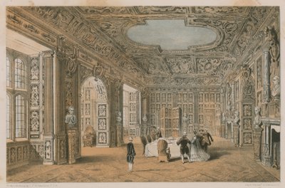 The Gilt Room, Holland House af Charles James Richardson