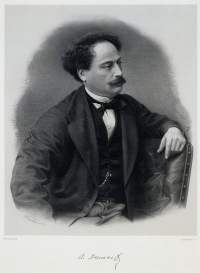 Alexandre Dumas, fils 1824-1895, midten af det 19. århundrede. af Charles-Jeremie Fuhr