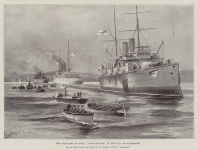 Strandingen af HMS Bonaventure i Korniloff-bugten af Charles John de Lacy