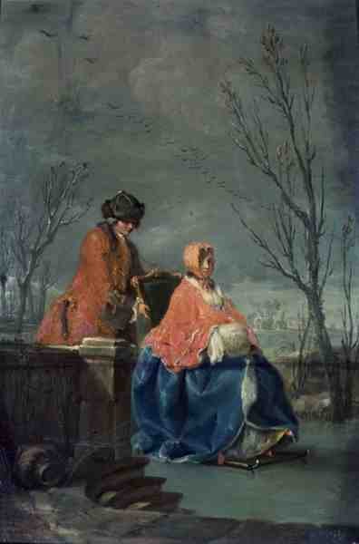 Vinter (før-restaurering, se 132009 for efter-restaurering) af Charles Joseph Flipart
