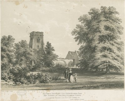 Rugeley kirke af Charles Joseph Hullmandel