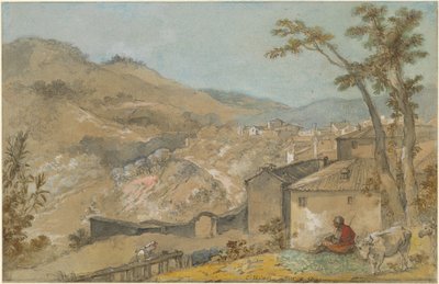 Marino og Alban Hills af Charles Joseph Natoire