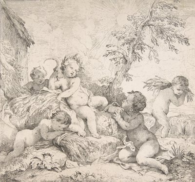 Sommer Sommer, ca. 1735. af Charles Joseph Natoire