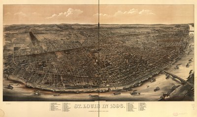 St. Louis i 1896 af Charles Juehne