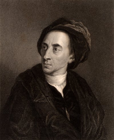Portræt af Alexander Pope af Charles Knight