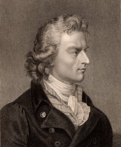 Portræt af Johann Christoph Friedrich Schiller af Charles Knight