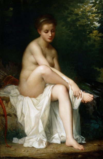 Nymfe Ismene, 1878 af Charles Landelle