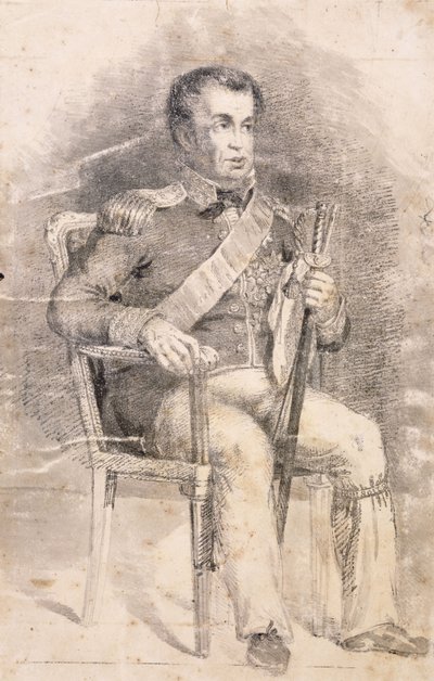 Portræt af Dom Joao VI, ca. 1825-6 af Charles Landseer