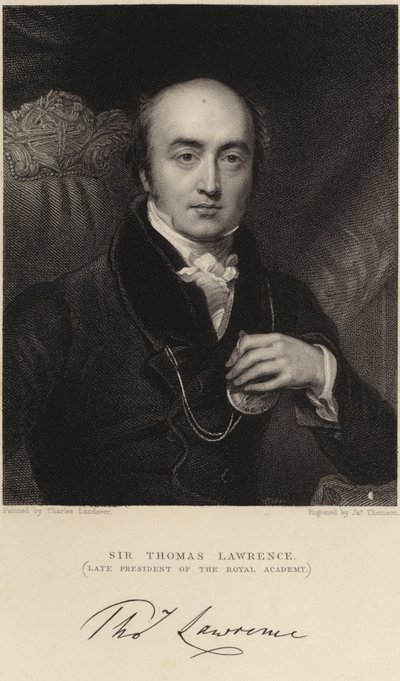 Sir Thomas Lawrence af Charles Landseer
