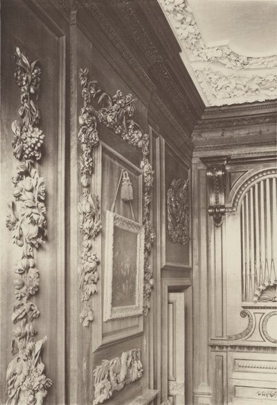 Belton House, en del af orgelgalleriet af Charles Latham