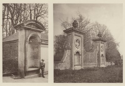 Coleshill, Berkshire, en alkove, port ved bagindgangen af Charles Latham