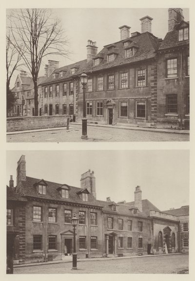 Huse nær St Georges Church, Stamford af Charles Latham